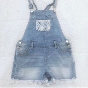 Justice Girls Overalls With Lace